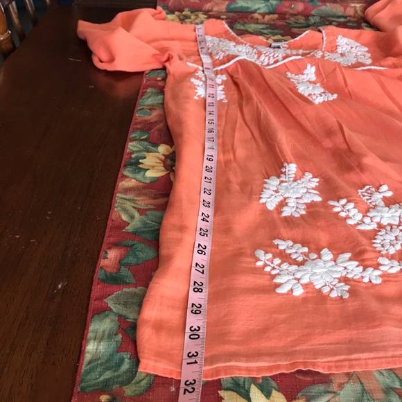 Embroidered Peasant Top - Picture 4 of 7